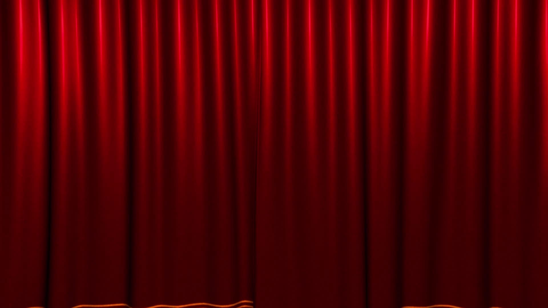 Red Theatre Curtain