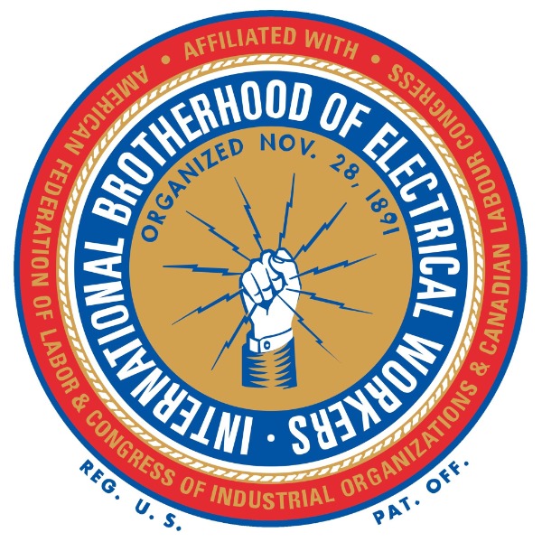 International Brotherhood of Electrical Workers (IBEW) logo